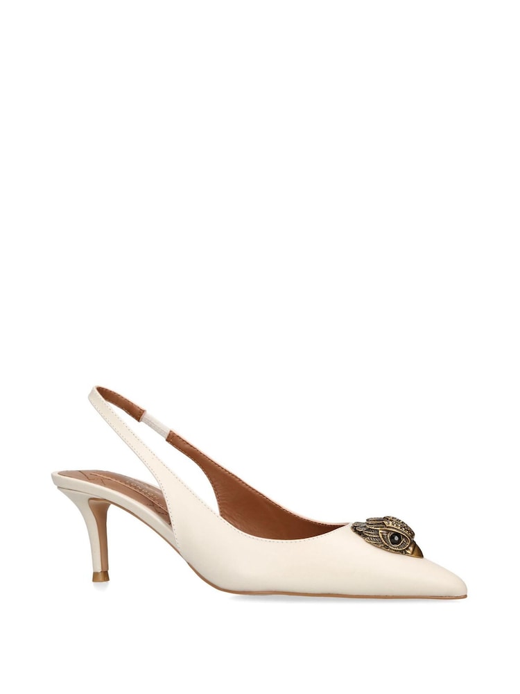 Kurt Geiger London Belgravia Eagle Sling Back Shoes - Image 3 of 5