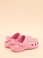Joules Kids' Poole Pink Ice Creams Slip On Clogs - Image 3 of 5