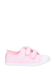 Flossy Pink Sasha Junior Touch Fastening Shoes - Image 1 of 4