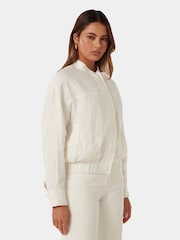 Forever New Arlette Bomberjacke aus reinem Leinen - Bild 3 von 5