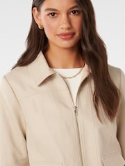 Forever New Куртка Teresa Zip Through содержит лен - Image 5 of 5