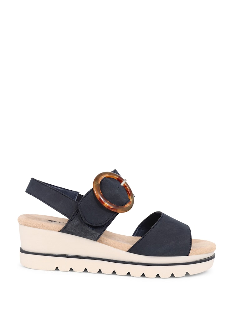 Pavers Touch Fasten Platform Sandals - Image 1 of 5