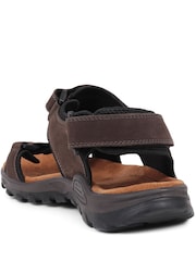 Pavers Brown Pavers Adjustable Leather Walking Sandals - Image 4 of 5