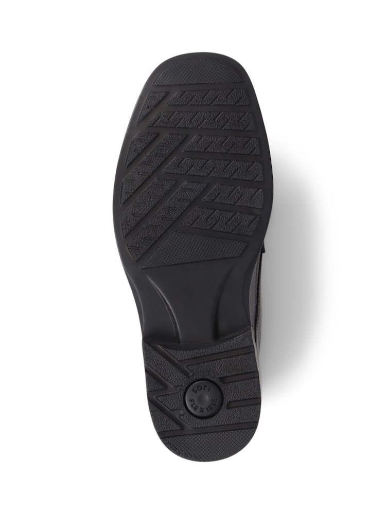 Pavers Lace-Up Smart Black Shoes - Image 5 of 5