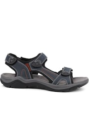 Pavers Blue Pavers Adjustable Leather Sandals - Image 1 of 5