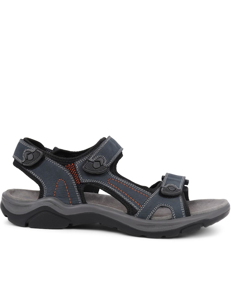 Pavers Blue Pavers Adjustable Leather Sandals - Image 1 of 5