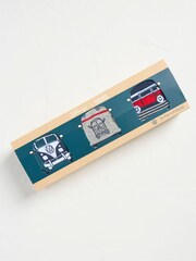 FatFace Green 3 Pack VW Camper Socks - Image 1 of 2