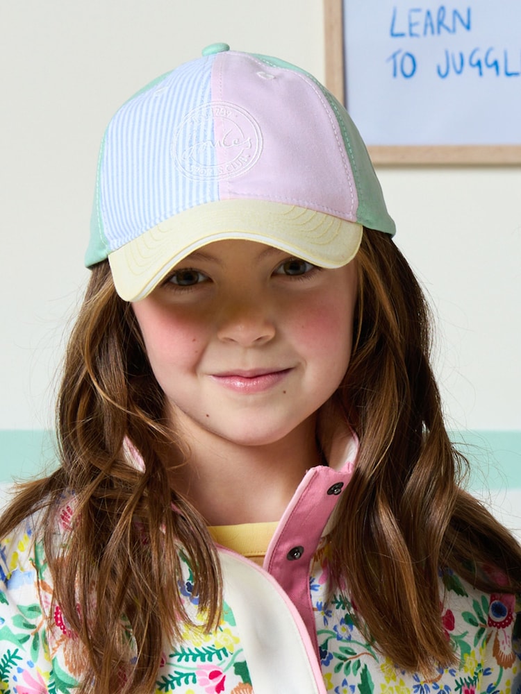 Joules Kids' Daley Multi Cotton Baseball Cap - Image 1 of 5