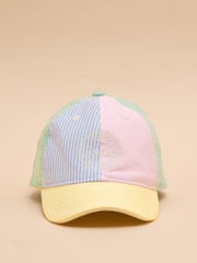 Joules Kids' Daley Multi Cotton Baseball Cap - Image 2 of 5