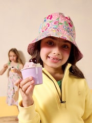 Joules Bayley Pink Reversible Bucket Hat - Image 4 of 4