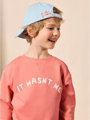 Joules Kids' Daley Blue Crab Cotton Baseball Cap - Image 3 of 7