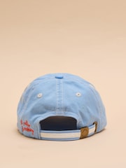 Joules Kids' Daley Blue Crab Cotton Baseball Cap - Image 5 of 7