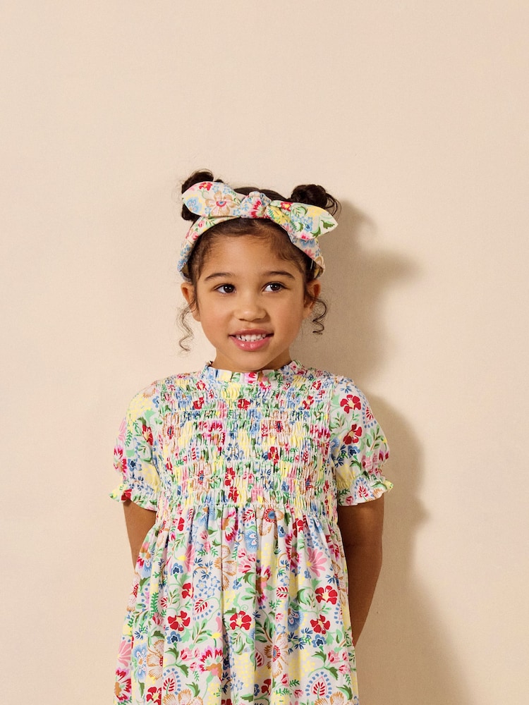 Joules Shelley Floral Knot Headband - Image 2 of 6
