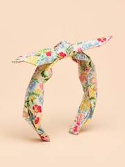 Joules Shelley Floral Knot Headband - Image 4 of 6