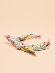 Joules Shelley Floral Knot Headband - Image 5 of 6