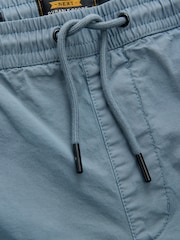 Mid Blue Grey Regular Fit Stretch Utility Cargo Trousers - Image 7 of 10