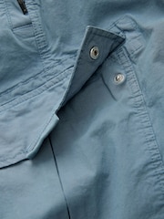 Mid Blue Grey Regular Fit Stretch Utility Cargo Trousers - Image 9 of 10
