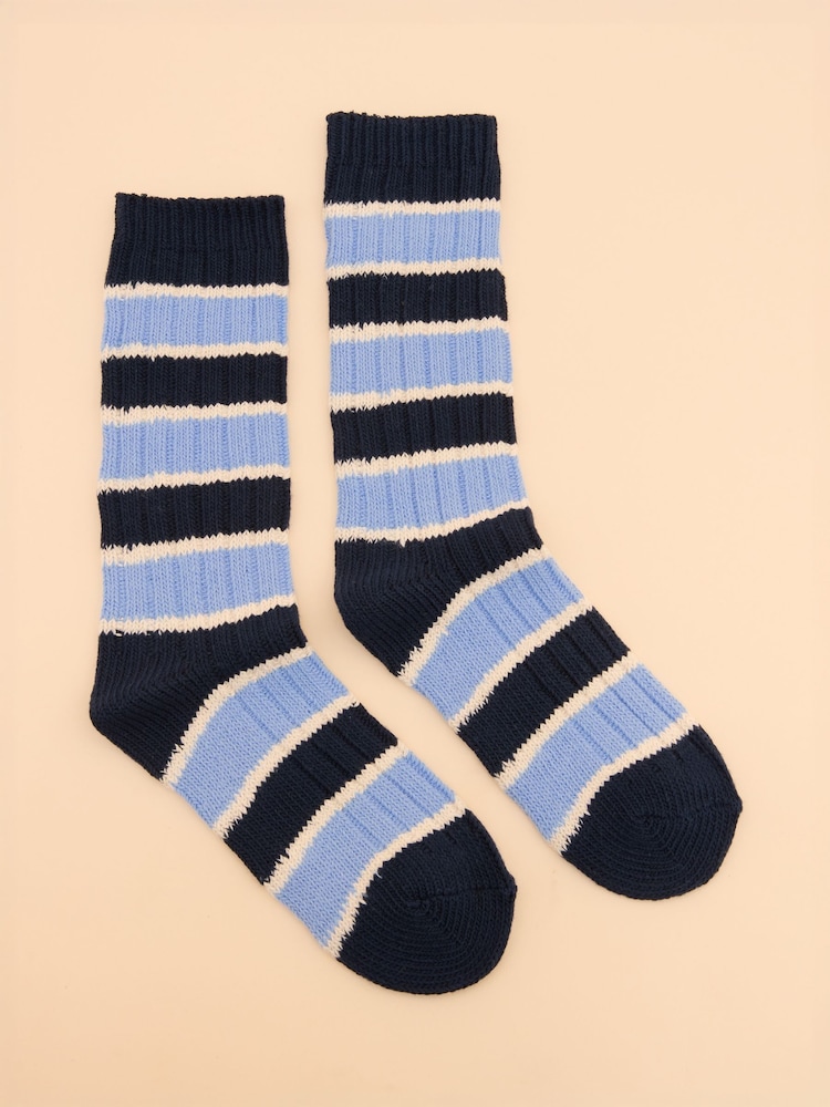 Joules Kids' Wader Blue Welly Socks - Image 1 of 3