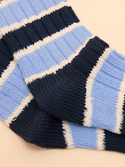 Joules Kids' Wader Blue Welly Socks - Image 2 of 3