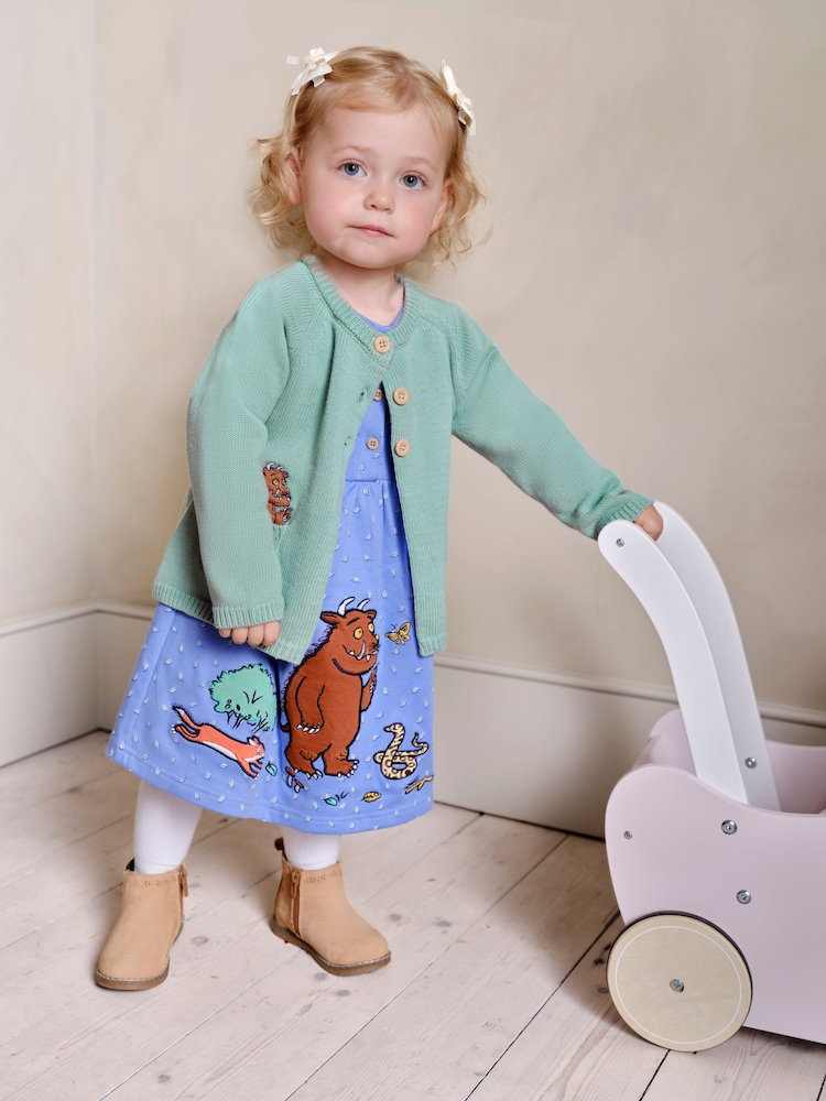 JoJo Maman Bébé Green The Gruffalo Pocket Cardigan - Image 1 of 5