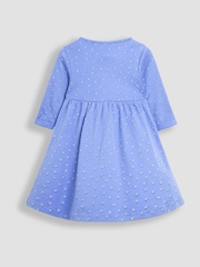 JoJo Maman Bébé Blue The Gruffalo Appliqué Button Front Dress - Image 3 of 5