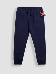 JoJo Maman Bébé Cobalt Arrows Print Sweatshirt and Joggers Set - Image 5 of 6