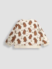 JoJo Maman Bébé Natural Gruffalo Print Sweatshirt and Joggers Set - Image 3 of 6