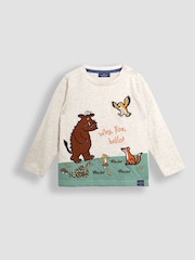 Natural - Blusa con detalles de El Grúfalo de Jojo Maman Bébé - Imagen 1 de 5