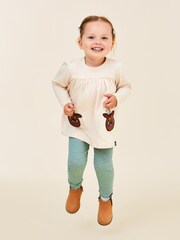 JoJo Maman Bébé Natural The Gruffalo Appliqué Pockets Tunic and Leggings Set - Image 3 of 9