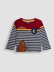 JoJo Maman Bébé Navy The Gruffalo Appliqué Top - Image 1 of 3