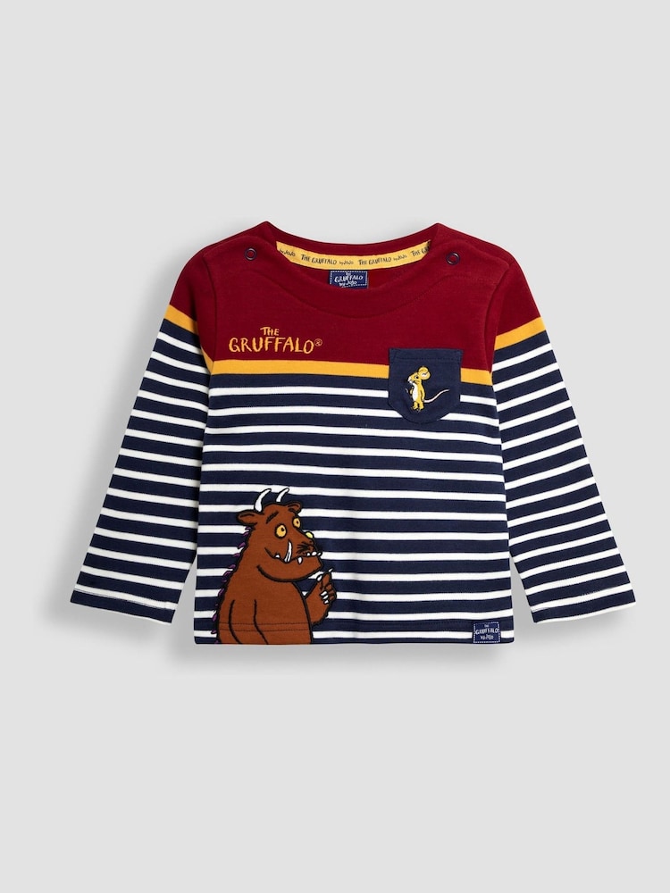 JoJo Maman Bébé Navy The Gruffalo Appliqué Top - Image 1 of 3