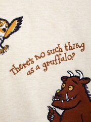 JoJo Maman Bébé Natural The Gruffalo Appliqué A-Line Dress - Image 5 of 5