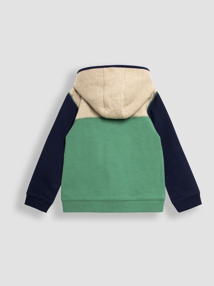 JoJo Maman Bébé Navy The Gruffalo Appliqué Jersey Hoodie - Image 2 of 3