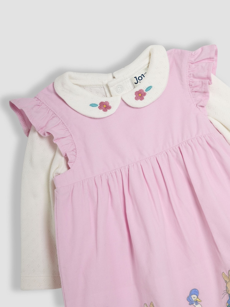 JoJo Maman Bébé Baby Peter Rabbit Set aus besticktem Kleid und Body - Bild 10 von 10 JoJo Maman Bébé Baby Peter Rabbit Set aus besticktem Kleid und Body - Bild 10 von 10