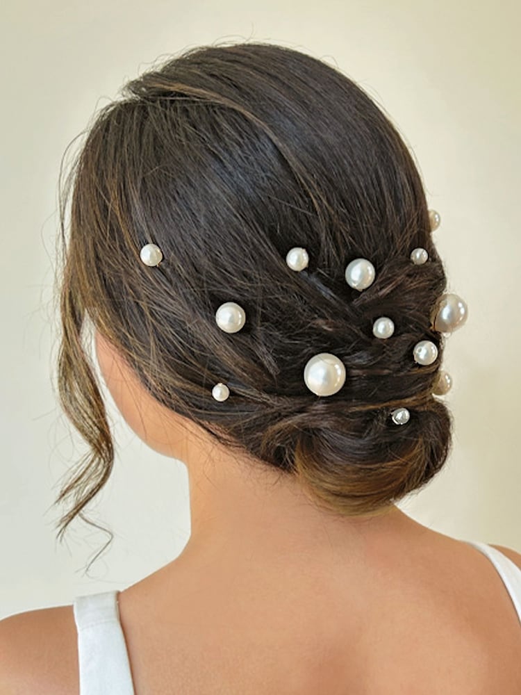 Ivory & Co סט סיכות ראש, דגם Pearl - Image 3 of 4