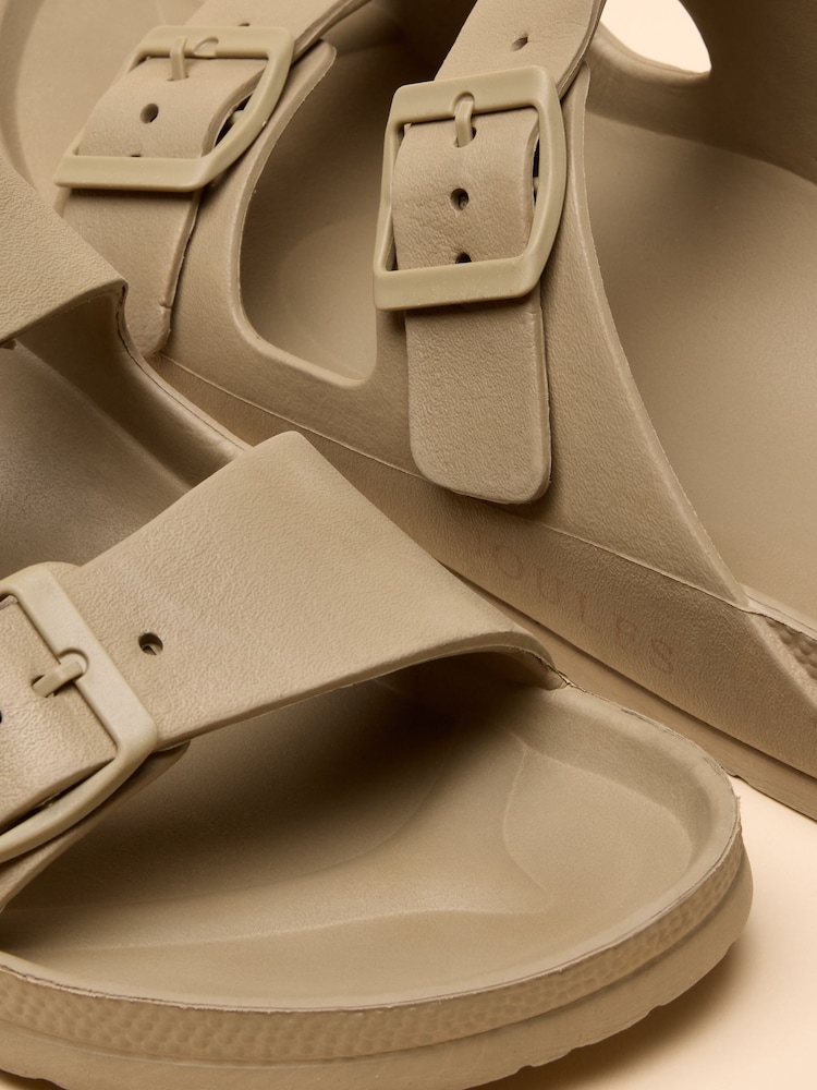 Joules Sunseeker Brown EVA Sliders - Image 4 of 5