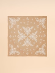 Светло-коричневый - Joules Dapper Cotton шарф - Image 2 of 3