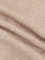 Reiss Stone Neutral Amy Linen Jersey Crew-Neck Vest - Image 6 of 6