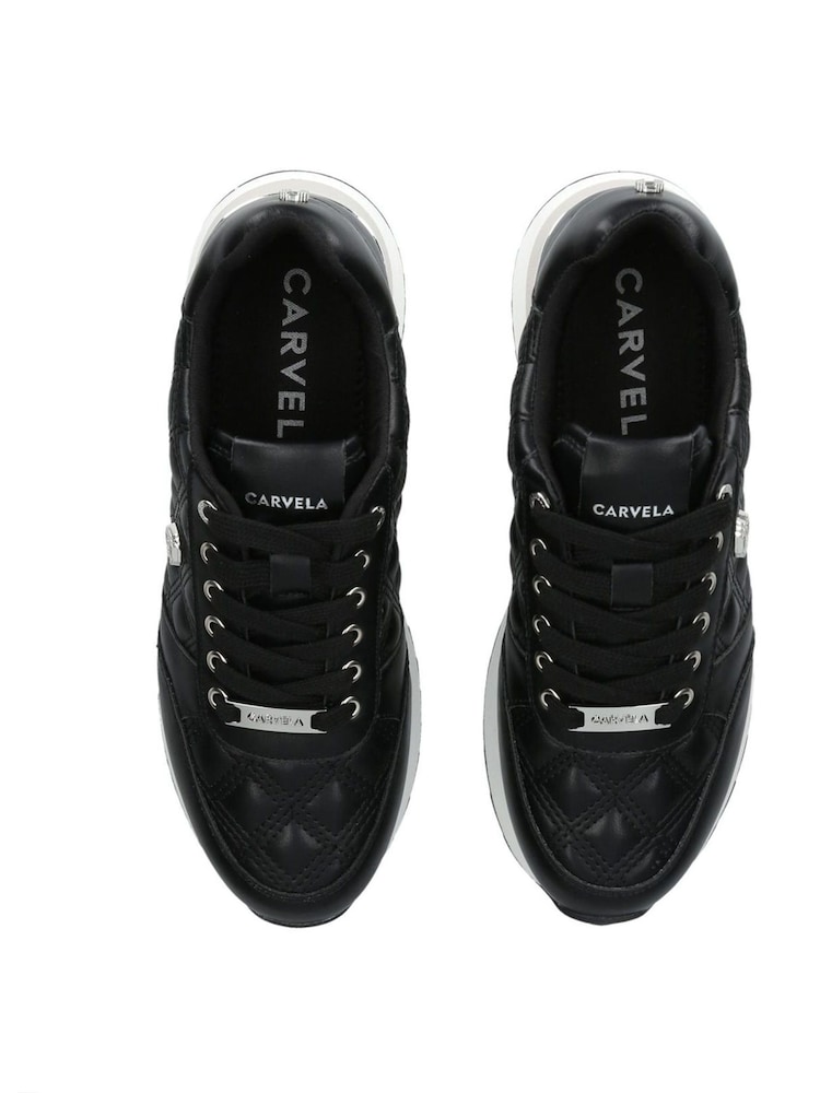 Carvela Diamond Quilt Runner Trainers - Image 5 of 5