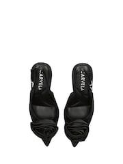 Carvela Corsage Sling Court 100 Black Shoes - Image 2 of 5