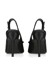 Carvela Corsage Sling Court 100 Black Shoes - Image 3 of 5