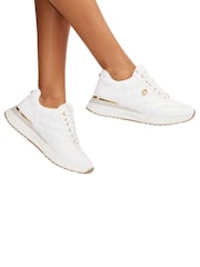 Carvela Diamond Quilt Runner Trainers - Image 1 of 4