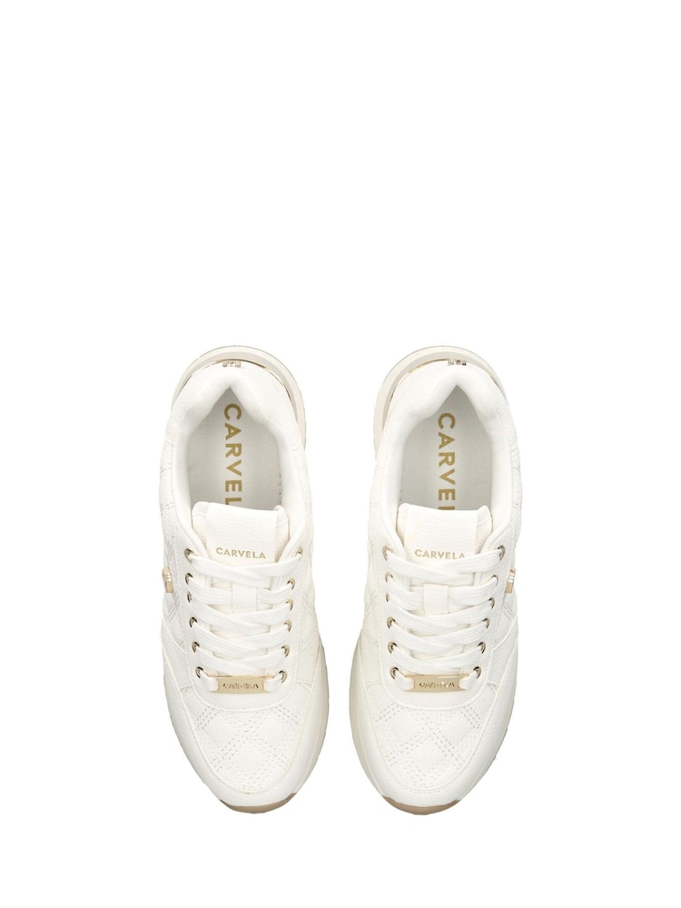 Carvela Diamond Quilt Runner Trainers - Image 3 of 4