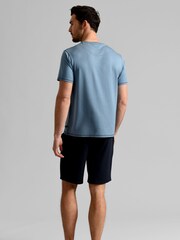 Ted Baker Blue T-Shirt and Shorts Set - Image 4 of 7