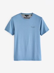 Ted Baker Blue T-Shirt and Shorts Set - Image 6 of 7