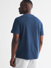 Abercrombie & Fitch Blue Washed Icon T-Shirt - Image 4 of 6