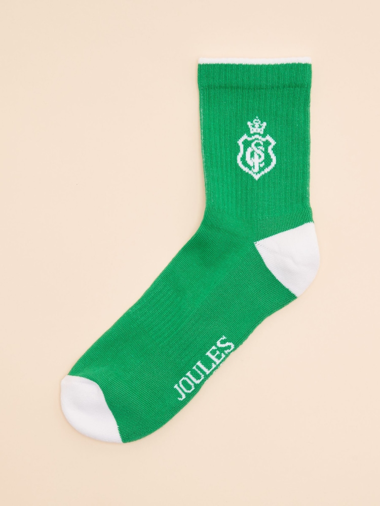 Joules Men's Volley Green Pack of Two Tennis Socks - Image 4 of 5