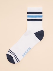 Joules Men's Volley Navy Pack of Two Tennis Socks - Image 4 of 5