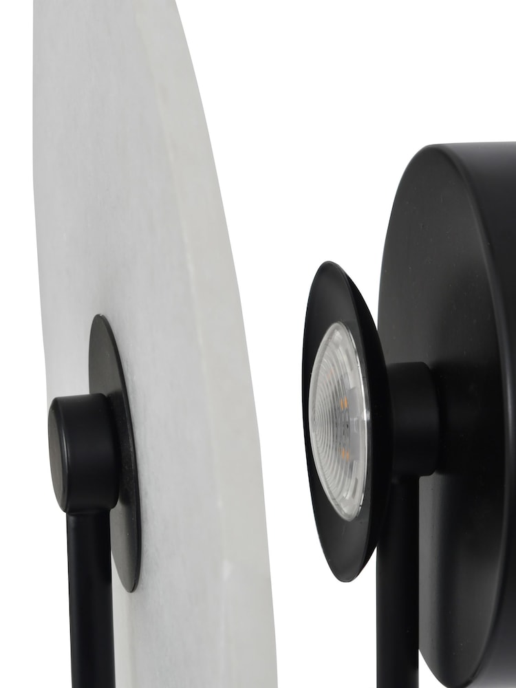 Libra Interiors Brown Barkway Marble LED Wall Light - Image 6 of 6