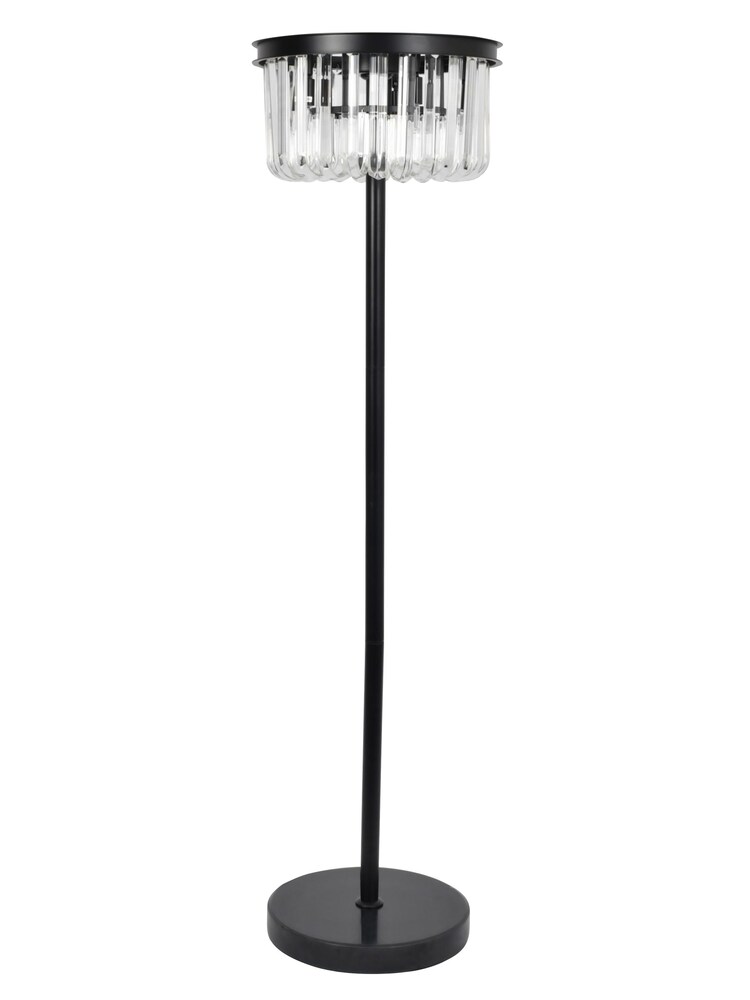 Libra Interiors Brown Glass Droplet Floor Lamp - Image 2 of 5